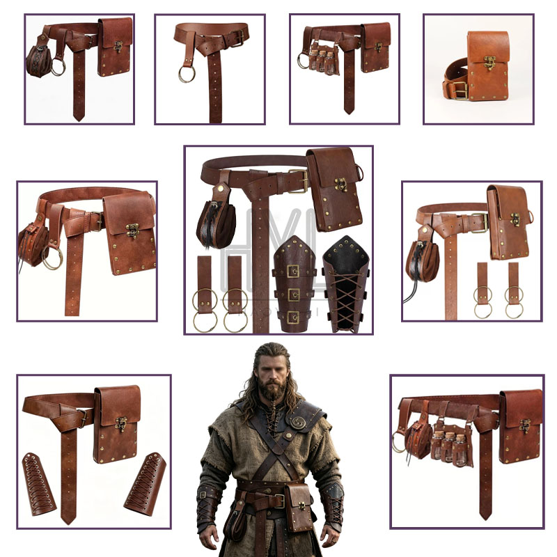Cosplay Prop - Zestaw akcesoriów w stylu średniowiecznym, inspirowanych